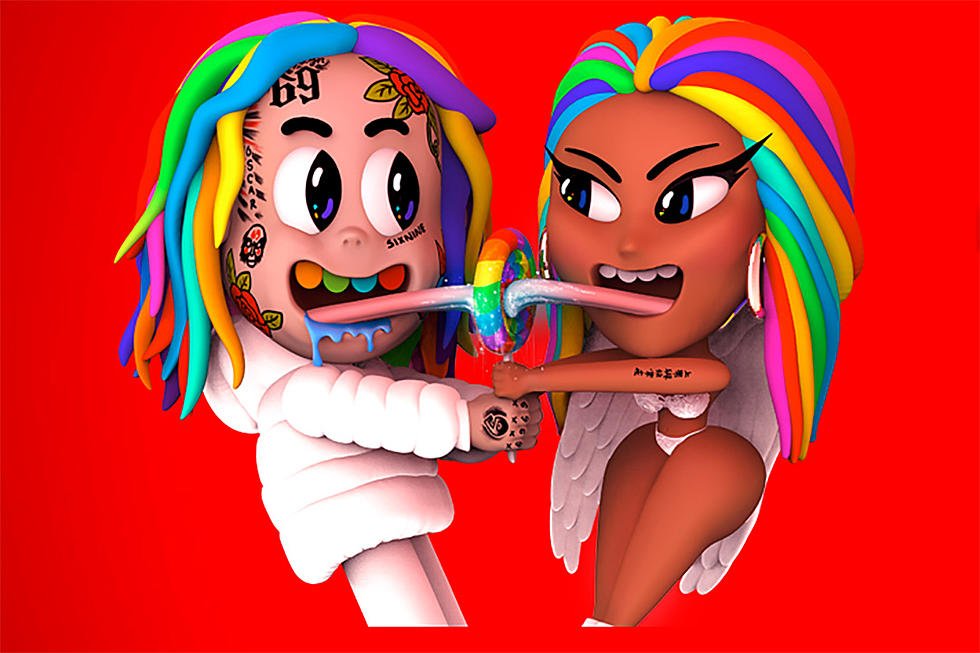 6ix9ine nicki minaj trollz