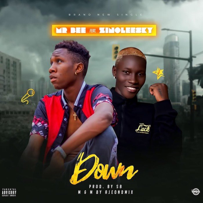 Mr Bee Ft. Zinoleesky – Down