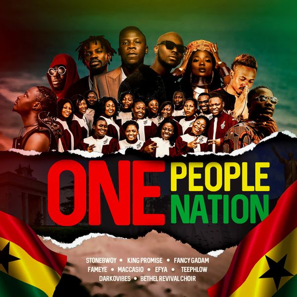 Stonebwoy Ft. King Promise Darkovibes Efya – One People One Nation (Mp3 Download)