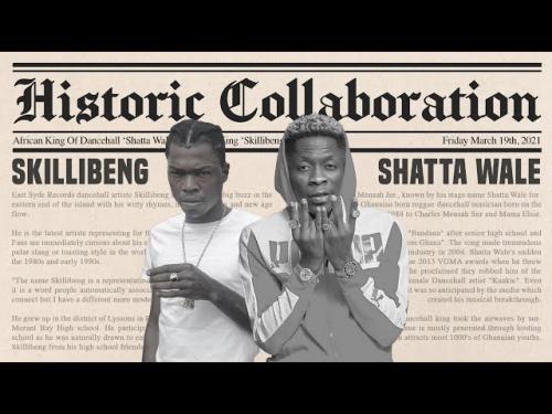 Shatta Wale Blow Up Ft Skillibeng Gold Up