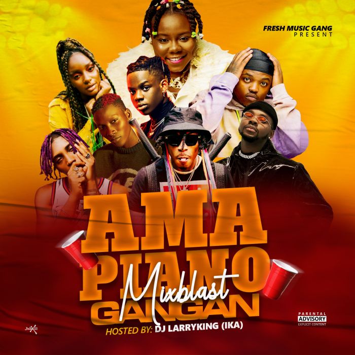 DJ Larryking Ika – Amapiano Gangan Mixblast