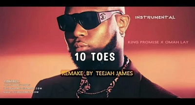 King Promise Ft. Omah Lay 10 Toes Instrumental mp3 download