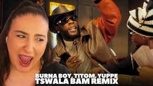 Titom – Tshwala Bam (Remix) feat. Burna Boy, S.N.E, Yuppe (Song)