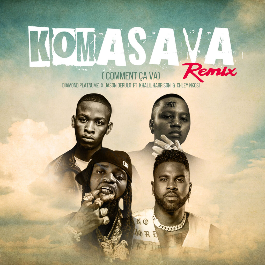 Diamond Platnumz – Komasava (Remix) Ft. Jason Derulo, Khalil Harisson &. Chley